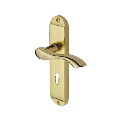 ALGARVE LEVER HANDLE ON BACKPLATE